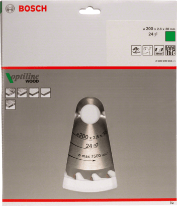 New Genuine Bosch 2608640618 Optiline Wood Circular Saw Blade For hand-held