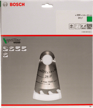 New Genuine Bosch 2608640618 Optiline Wood Circular Saw Blade For hand-held