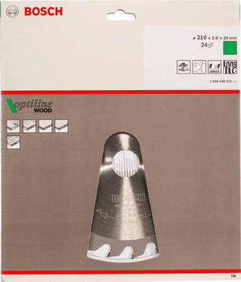 New Genuine Bosch 2608640621 Optiline Wood Circular Saw Blade