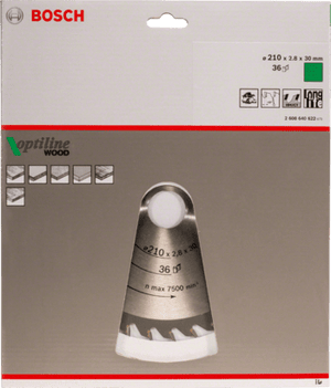 New Genuine Bosch 2608640622 Optiline Wood Circular Saw Blade