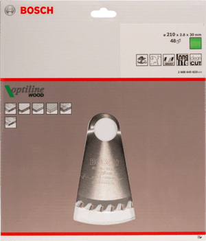 New Genuine Bosch 2608640623 Optiline Wood Circular Saw Blade