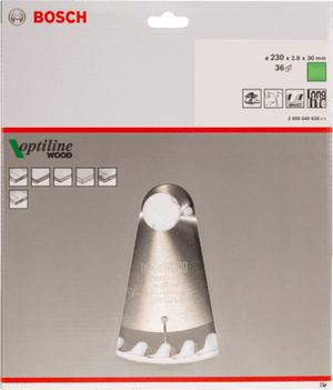 New Genuine Bosch 2608640628 Optiline Wood Circular Saw Blade