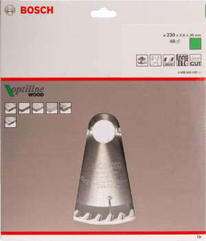 New Genuine Bosch 2608640629 Optiline Wood Circular Saw Blade For hand-held