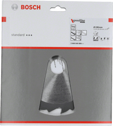 New Genuine Bosch 2608640800 Speedline Wood Circular Saw Blade