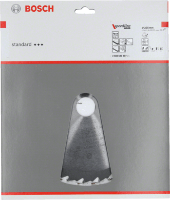 New Genuine Bosch 2608640807 Speedline Wood Circular Saw Blade For hand-held