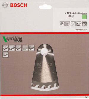 New Genuine Bosch 2608640817 Optiline Wood Circular Saw Blade