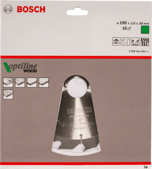 New Genuine Bosch 2608641184 Optiline Wood Circular Saw Blade