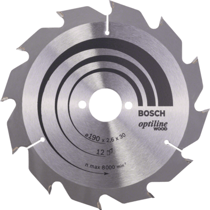 New Genuine Bosch 2608641187 Optiline Wood Circular Saw Blade