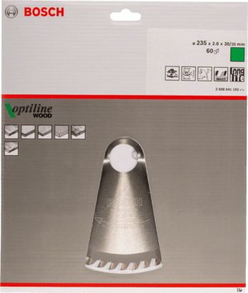 New Genuine Bosch 2608641192 Optiline Wood Circular Saw Blade For hand-held