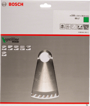 New Genuine Bosch 2608641192 Optiline Wood Circular Saw Blade For hand-held