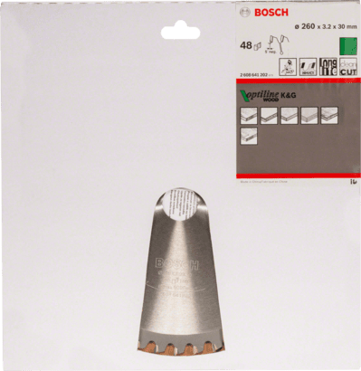 New Genuine Bosch 2608641202 Optiline Wood Circular Saw Blade