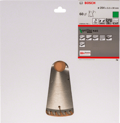 New Genuine Bosch 2608641765 Optiline Wood Circular Saw Blade For mitre saws