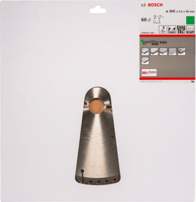 New Genuine Bosch 2608641768 Optiline Wood Circular Saw Blade