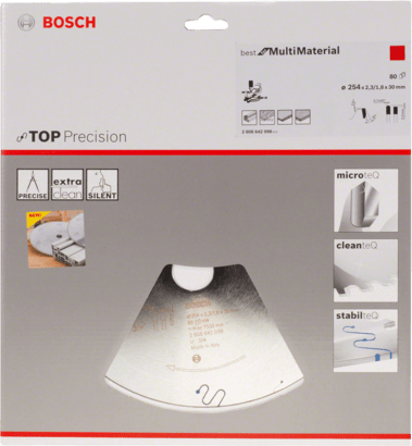 New Genuine Bosch 2608642098 Best for Multi Material Circular Saw Blade For