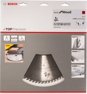 New Genuine Bosch 2608642103 Best for Wood Circular Saw Blade