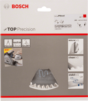 New Genuine Bosch 2608642384 Best for Wood Circular Saw Blade