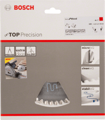 New Genuine Bosch 2608642384 Best for Wood Circular Saw Blade