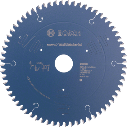 New Genuine Bosch 2608642493 Expert for Multi Material Circular Saw Blade For