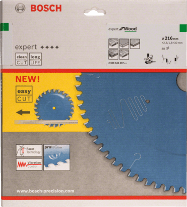 New Genuine Bosch 2608642497 Expert for Wood Circular Saw Blade