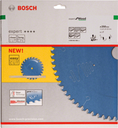 New Genuine Bosch 2608642498 Expert for Wood Circular Saw Blade