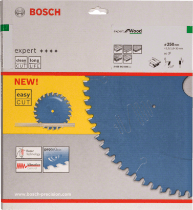 New Genuine Bosch 2608642500 Expert for Wood Circular Saw Blade