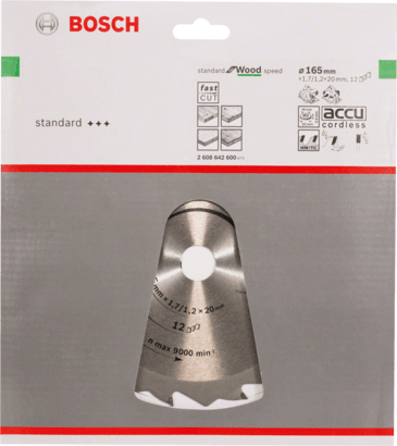 New Genuine Bosch 2608642600 Speedline Wood Circular Saw Blade