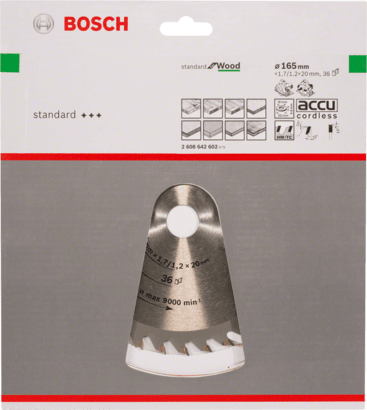 New Genuine Bosch 2608642602 Optiline Wood Circular Saw Blade