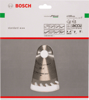 New Genuine Bosch 2608642602 Optiline Wood Circular Saw Blade