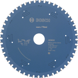 New Genuine Bosch 2608643057 Expert for Steel Circular Saw Blade