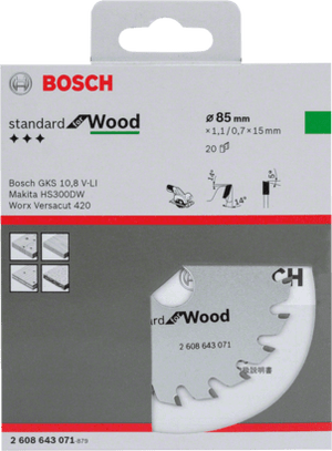 New Genuine Bosch 2608643071 Optiline Wood Circular Saw Blade