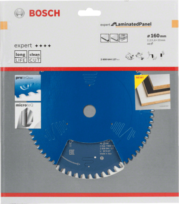 New Genuine Bosch 2608644127 Expert for Laminated Panel Hand Circular Saw Blade