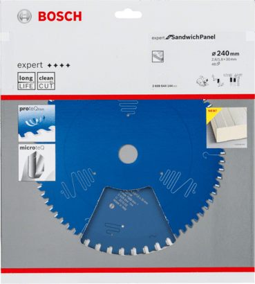 New Genuine Bosch 2608644144 Expert for Sandwich Panel Circular Saw Blade For