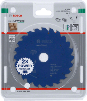New Genuine Bosch 2608644498 Expert for Wood Circular Saw Blade For Cordless