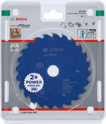 New Genuine Bosch 2608644499 Expert for Wood Circular Saw Blade For Cordless