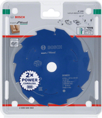 New Genuine Bosch 2608644502 Expert for Wood Circular Saw Blade For Cordless