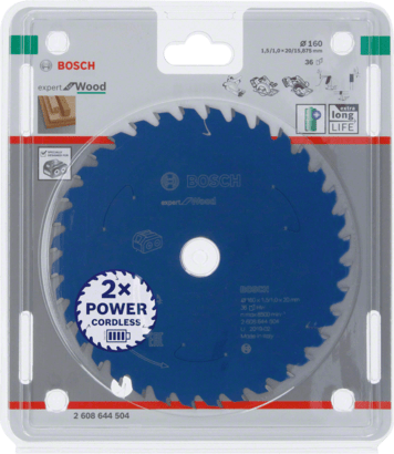 New Genuine Bosch 2608644504 Expert for Wood Circular Saw Blade For Cordless