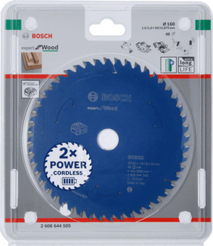New Genuine Bosch 2608644505 Expert for Wood Circular Saw Blade For Cordless