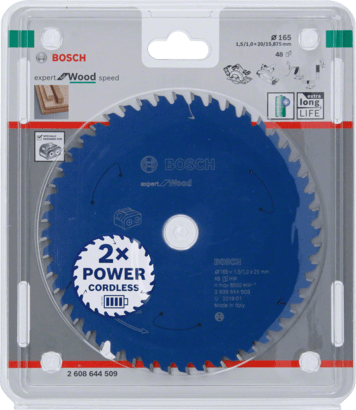 New Genuine Bosch 2608644509 Expert for Wood Circular Saw Blade For Cordless