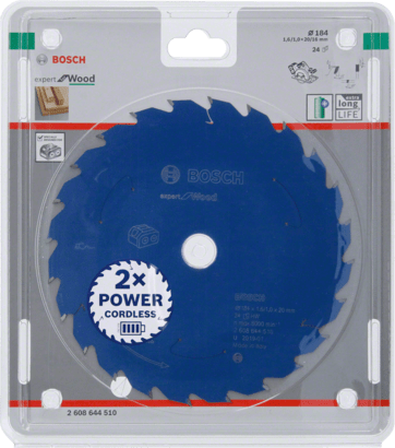 New Genuine Bosch 2608644510 Expert for Wood Circular Saw Blade For Cordless