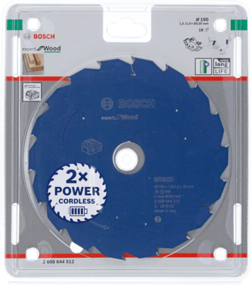 New Genuine Bosch 2608644512 Expert for Wood Circular Saw Blade For Cordless