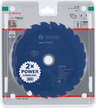 New Genuine Bosch 2608644513 Expert for Wood Circular Saw Blade For Cordless
