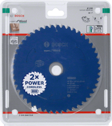 New Genuine Bosch 2608644514 Expert for Wood Circular Saw Blade For Cordless