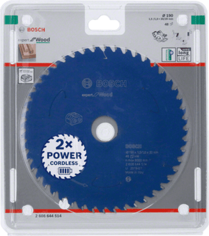 New Genuine Bosch 2608644514 Expert for Wood Circular Saw Blade For Cordless