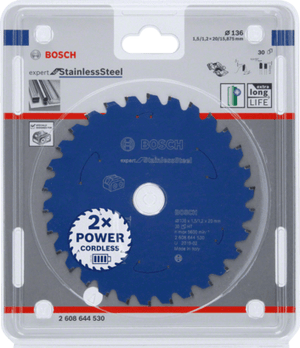 New Genuine Bosch 2608644530 Expert for Stainless Steel Circular Saw Blade For