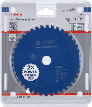New Genuine Bosch 2608644533 Expert for Stainless Steel Circular Saw Blade For