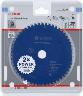 New Genuine Bosch 2608644538 Expert for Aluminium Circular Saw Blade For