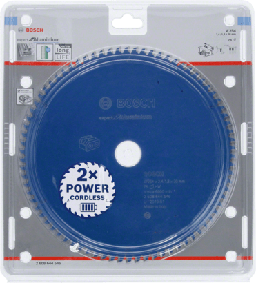 New Genuine Bosch 2608644546 Expert for Aluminium Circular Saw Blade For