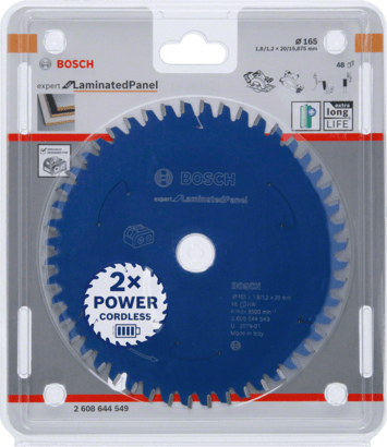 New Genuine Bosch 2608644549 Expert for Laminated Panel Circular Saw Blade