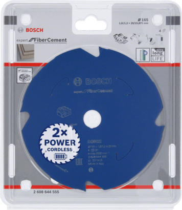 New Genuine Bosch 2608644555 Expert for Fibre Cement Circular Saw Blade For
