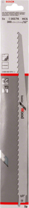 New Genuine Bosch 2608650679 S 1617 K Basic for Wood Reciprocating Saw Blade